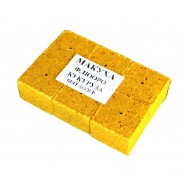 Кубик для макушатника для лову риби, Флуоро, з отвором, 45х45х20мм, 6шт/уп, смак Кукурудза